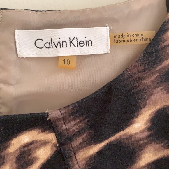 Calvin Klein animal print dress - Picture 7 of 11